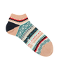 CHUP BLOMSTERFELT socks available in Ivory, Ink Blue, and Peach