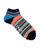 CHUP BLOMSTERFELT socks available in Ivory, Ink Blue, and Peach